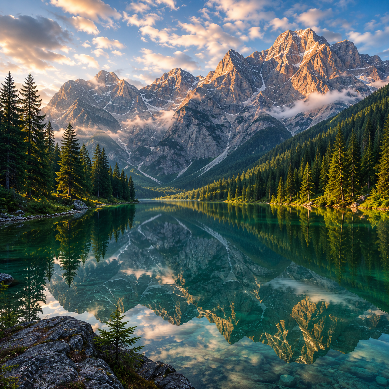 Emerald Lake Reflection