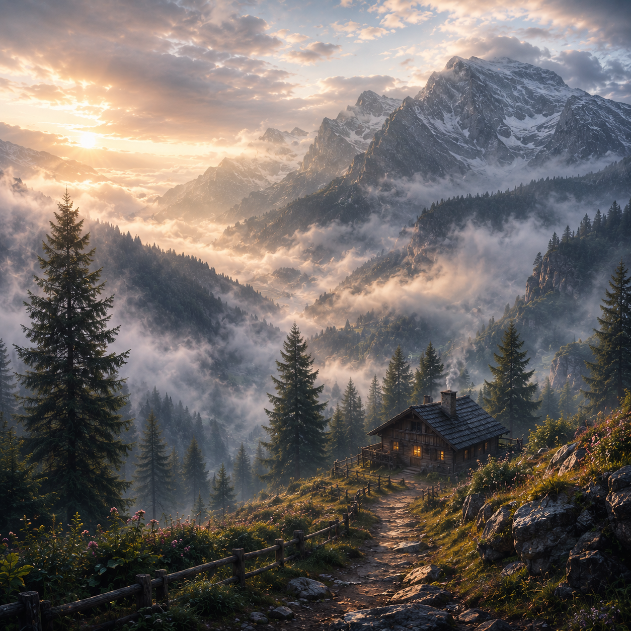 Misty Mountain Escape